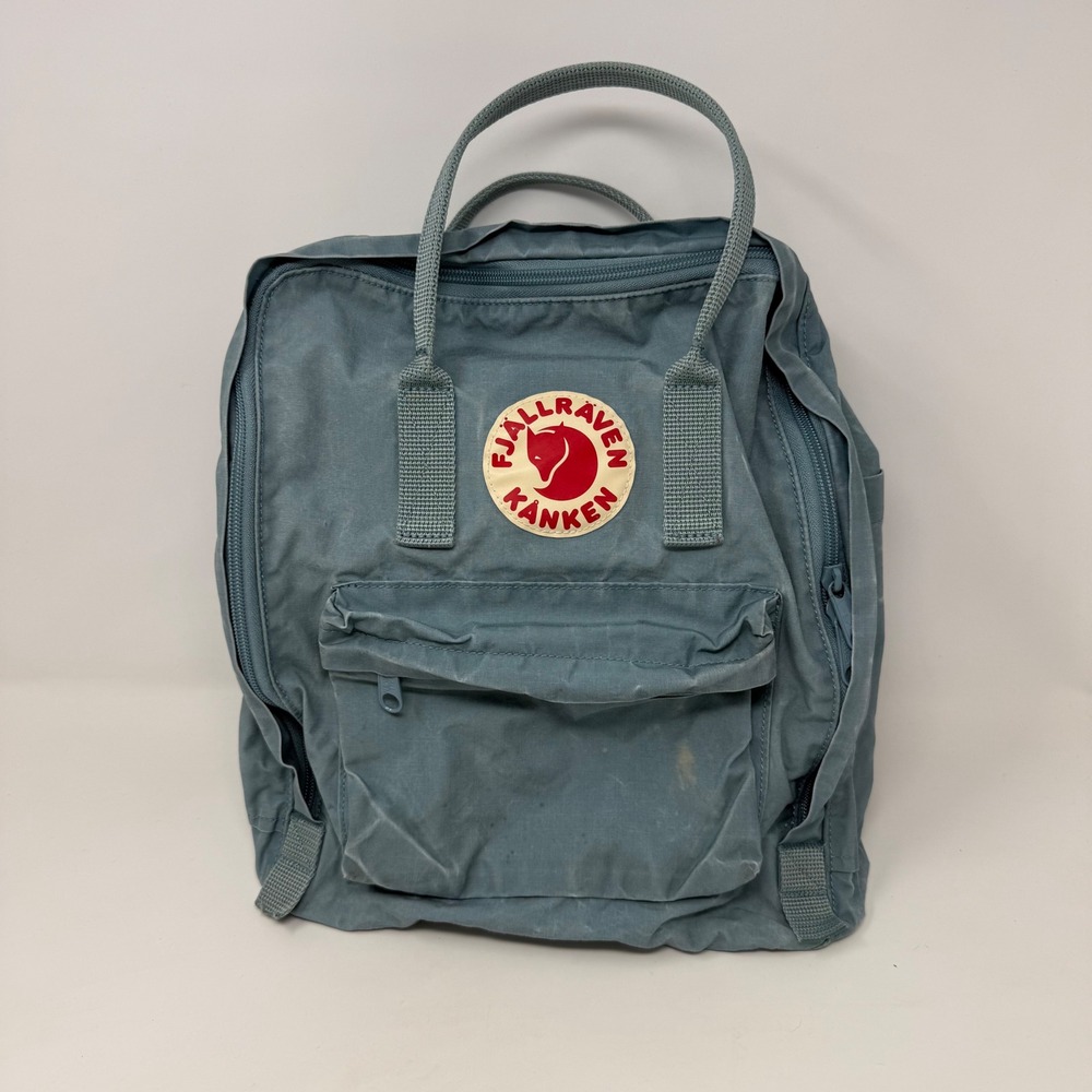 Fjallraven Kanken Classic Blue Grey Backpack 23510 Vinylon F Everyday Bag